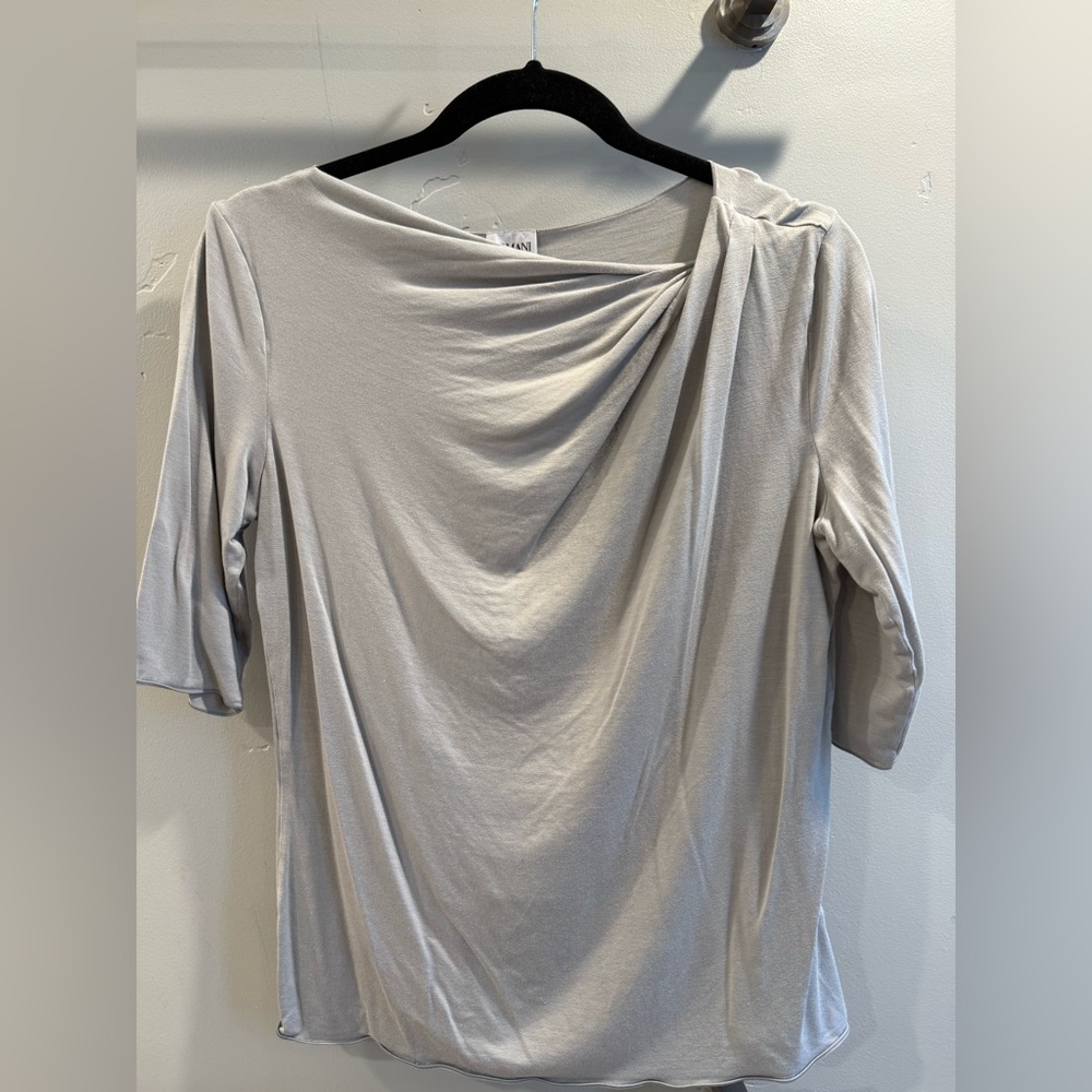 Armani Collezioni Gray Women's Top Size 46